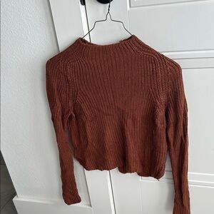 American Apparel Rust Knit Sweater